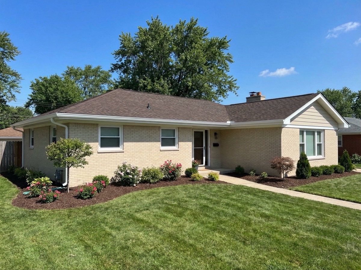 Beautifully restored roof after repair